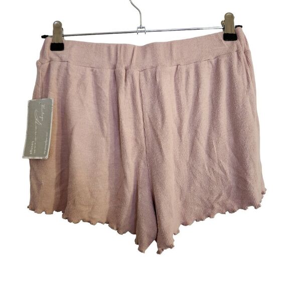 Vintage Havana Ribbed Front Lace Up Pull-On Shorts Size Medium - Picture 2 of 8